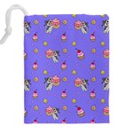 Art Pattern Design Seamless Scrapbooking Drawstring Pouch (4XL) Back