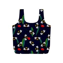 Art Floral Design Pattern Floral Pattern Full Print Recycle Bag (s) by pakminggu