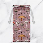 Mushrooms Autumn Fall Pattern Seamless Decorative Jewelry Bag Front
