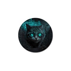 Angry Cat Fantasy Golf Ball Marker by pakminggu
