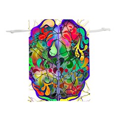 Brain Head Mind Man Silhouette Lightweight Drawstring Pouch (s) by pakminggu