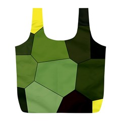 Mosaic Structure Background Tile Full Print Recycle Bag (l) by danenraven