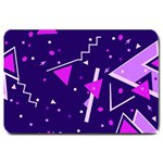 Purple Blue Geometric Pattern Large Doormat 30 x20  Door Mat
