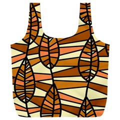 Autumn Leaf Mosaic Seamless Full Print Recycle Bag (xxl) by danenraven