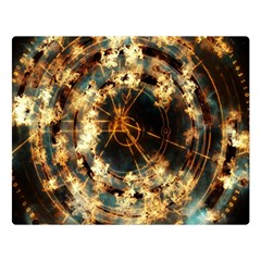 Science Fiction Background Fantasy Premium Plush Fleece Blanket (large) by danenraven