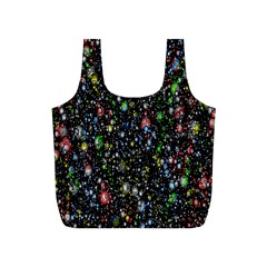 Illustration Universe Star Planet Full Print Recycle Bag (s) by danenraven
