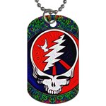 Grateful Dead Pattern Dog Tag (Two Sides) Back