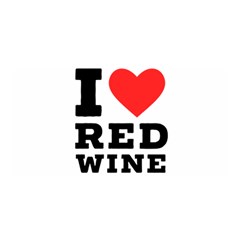 I Love Red Wine Satin Wrap 35  X 70  by ilovewhateva