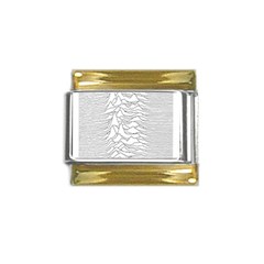 Joy Division Unknown Pleasures Post Punk Gold Trim Italian Charm (9mm) by Mog4mog4