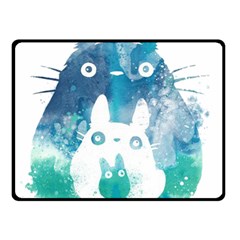 My Neighbor Totoro Two Sides Fleece Blanket (small) by Mog4mog4