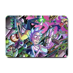 Cartoon Parody Time Travel Ultra Pattern Small Doormat by Mog4mog4