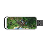 Green Village Miniature Technology Portable USB Flash (Two Sides) Front