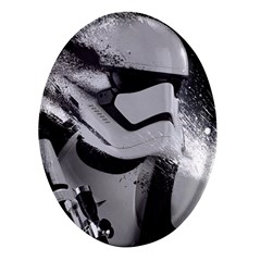 Stormtrooper Oval Glass Fridge Magnet (4 Pack) by Bakwanart