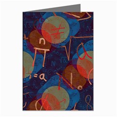 Background Graphic Beautiful Greeting Cards (pkg Of 8) by 99art