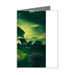 Landscape Scenery Nature Artwork Mini Greeting Card by 99art