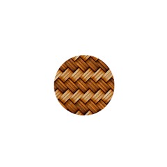 Wooden Weaving Texture 1  Mini Buttons by 99art