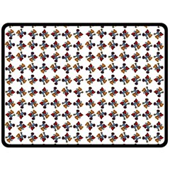Mixed Abstract Colors Pattern Fleece Blanket (large) by dflcprintsclothing