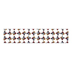 Mixed Abstract Colors Pattern Velvet Scrunchie by dflcprintsclothing
