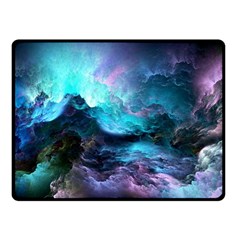 Abstract Graphics Nebula Psychedelic Space Fleece Blanket (small) by 99art
