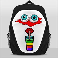 Animation-eyes-cartoon-cute-comic Backpack Bag by 99art