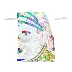 Maasai-man-people-abstract Lightweight Drawstring Pouch (s) by 99art