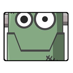 Cartoon-cute-frankenstein-halloween Two Sides Fleece Blanket (small) by 99art