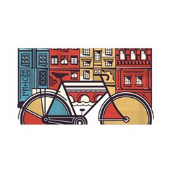 Amsterdam Graphic Design Poster Illustration Satin Wrap 35  X 70  by 99art