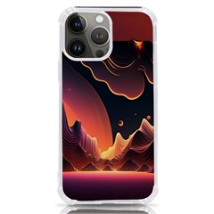Fire Flame Burn Hot Heat Light Burning Orange Iphone 13 Pro Max Tpu Uv Print Case by Cowasu