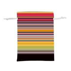 Neopolitan Horizontal Lines Strokes Lightweight Drawstring Pouch (s) by Bangk1t