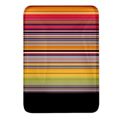 Neopolitan Horizontal Lines Strokes Rectangular Glass Fridge Magnet (4 Pack) by Bangk1t