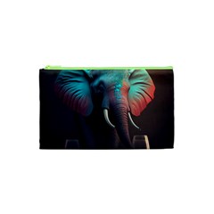 Elephant Tusks Trunk Wildlife Africa Cosmetic Bag (xs) by Ndabl3x
