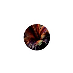Flower Orange Lilly 1  Mini Magnets by Ndabl3x