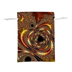 Geometric Art Fractal Abstract Art Lightweight Drawstring Pouch (s) by Ndabl3x