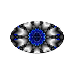 Kaleidoscope Abstract Round Sticker (oval) by Ndabl3x