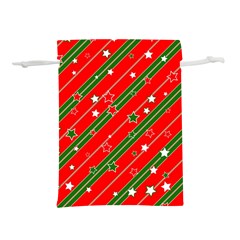 Christmas Paper Star Texture Lightweight Drawstring Pouch (m) by Ndabl3x