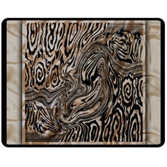 Zebra Abstract Background Two Sides Fleece Blanket (medium) by Vaneshop