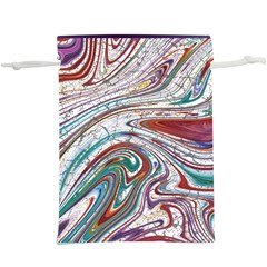 Abstract Background Ornamental Lightweight Drawstring Pouch (xl) by Vaneshop