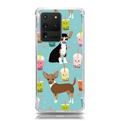 Chihuahua Bubble Kawaii Boba Tea Cute Dog Samsung Galaxy S20 Ultra 6 9 Inch Tpu Uv Case by Wav3s