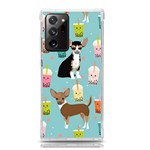Chihuahua Bubble Kawaii Boba Tea Cute Dog Samsung Galaxy Note 20 Ultra TPU UV Case Front