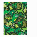 Dino Kawaii Large Garden Flag (Two Sides) Front