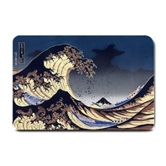 The Great Wave Off Kanagawa Japanese Waves Small Doormat by Vaneshop