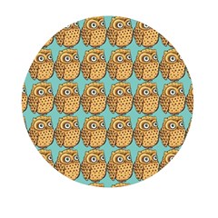 Owl Bird Pattern Mini Round Pill Box by Vaneshop