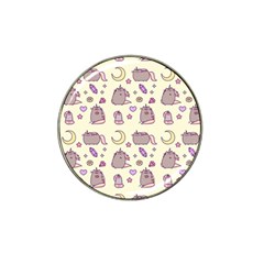 Beautiful Beauty Cartoon Cat Hat Clip Ball Marker by Grandong