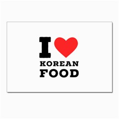 I Love Korean Food Postcards 5  X 7  (pkg Of 10) by ilovewhateva