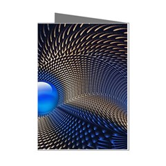 Abstract Background Pattern Mini Greeting Cards (pkg Of 8) by Cowasu