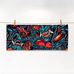 Japanese Graffiti Hand Towel by Cowasu