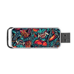 Japanese Graffiti Portable Usb Flash (two Sides) by Cowasu
