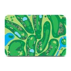 Golf Course Par Golf Course Green Plate Mats by Cowasu