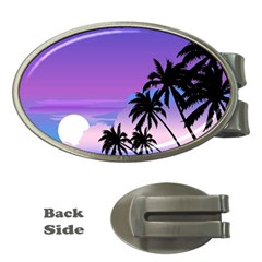 Scenery Landscape Nature Money Clips (oval)  by Ravend