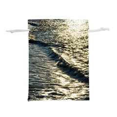Wave Water Surface Sea Ocean Liquid Lightweight Drawstring Pouch (l) by Vaneshop